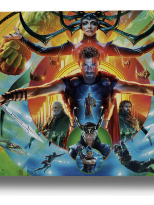 Cuadro Thor Ragnarok 415 50x70 Mdf Memoestampados