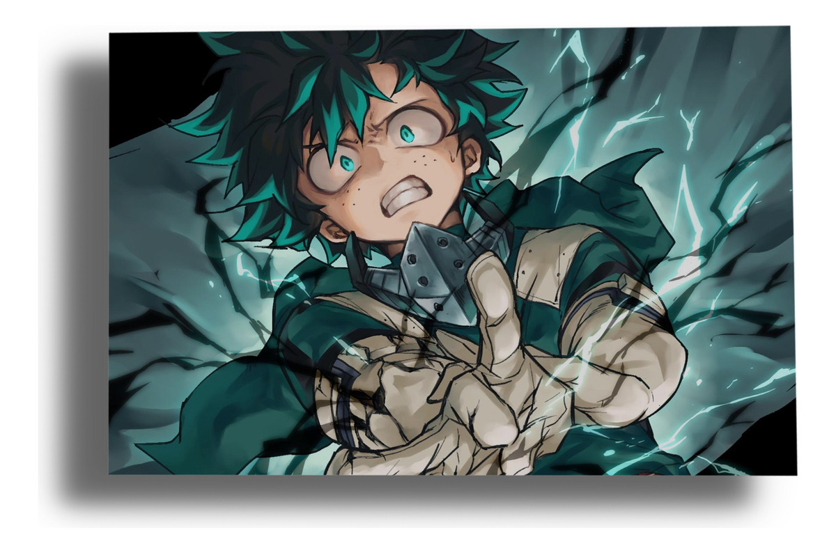 Cuadro Boku No Hero 491 50x70 Mdf Memoestampados