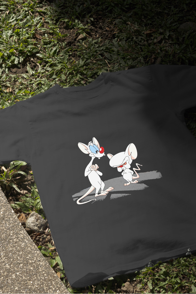 Remera: Pinky Y Cerebro 01 Memoestampados - Imagen 3