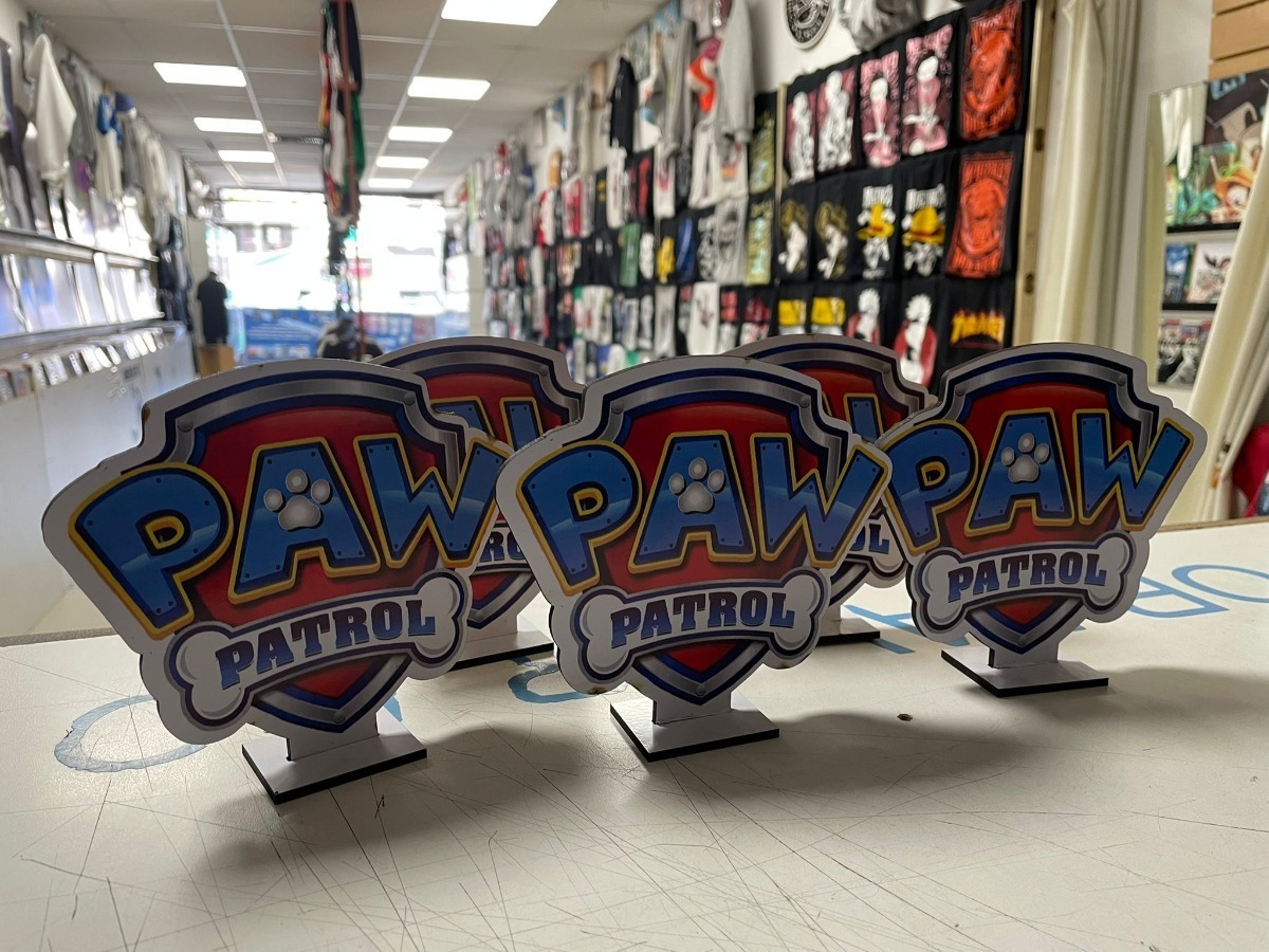 Centro De Mesa Paw Patrol Decoración Memoestampados - Imagen 2