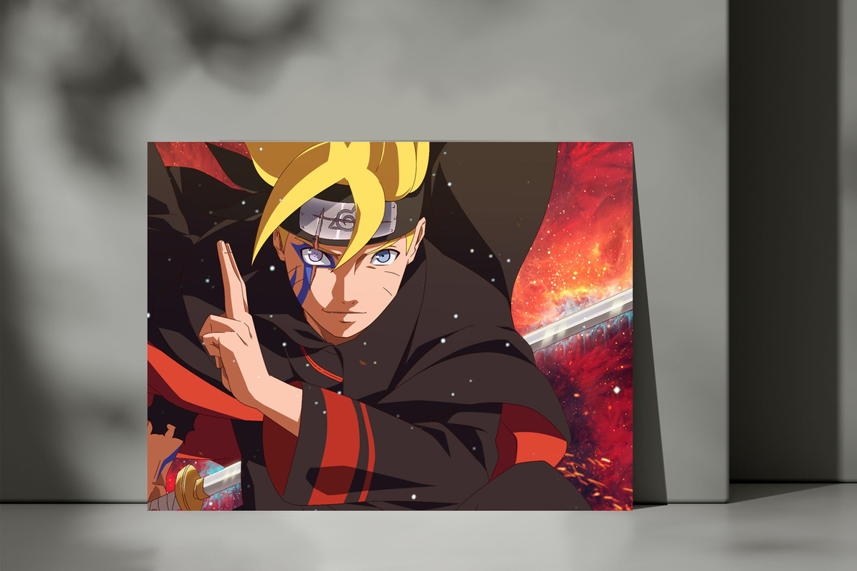 Cuadro Boruto, Uzumaki, Jogan 15 40x53 Mdf Memoestampados - Imagen 3