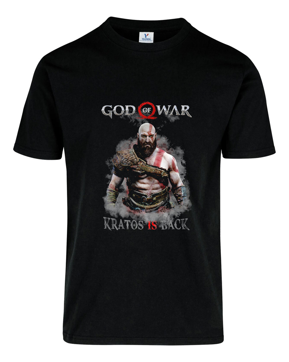 Remera God Of War Kratos Is Back Videojuegos Memoestampados - Imagen 2
