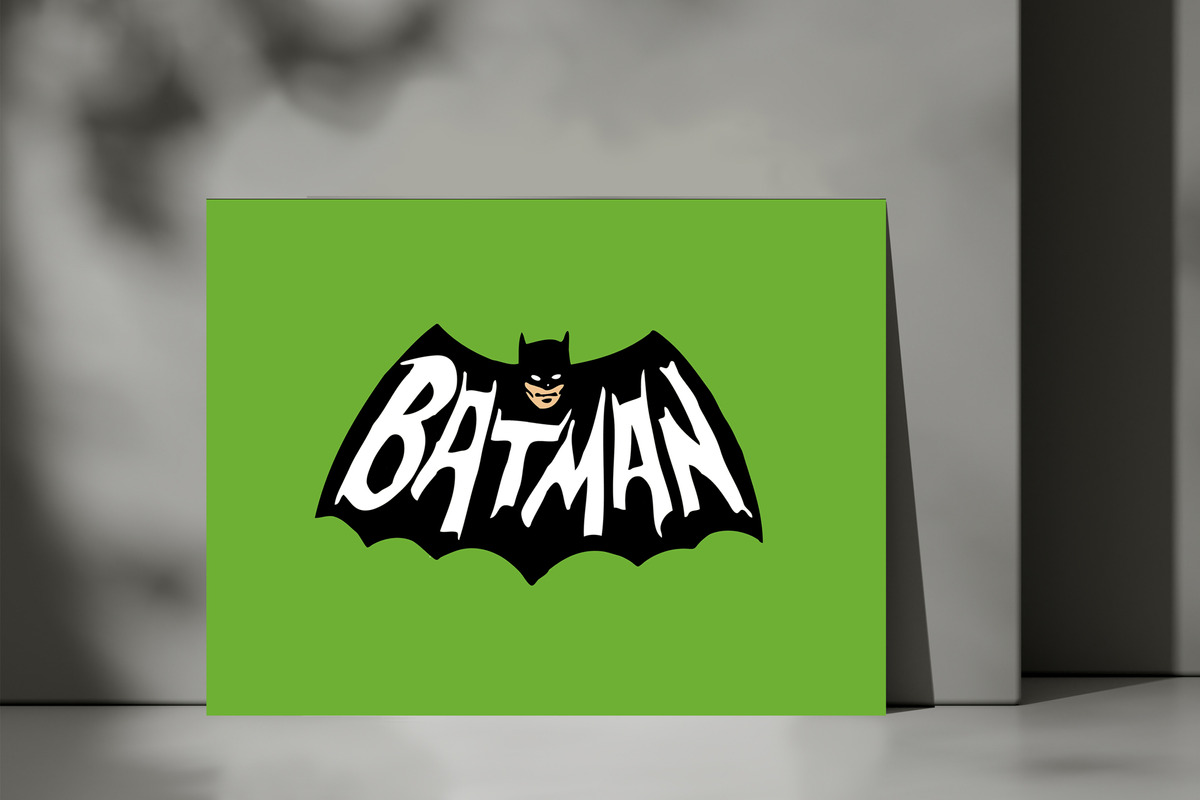 Cuadro Batman Logo 84 30x40 Mdf Memoestampados - Imagen 3
