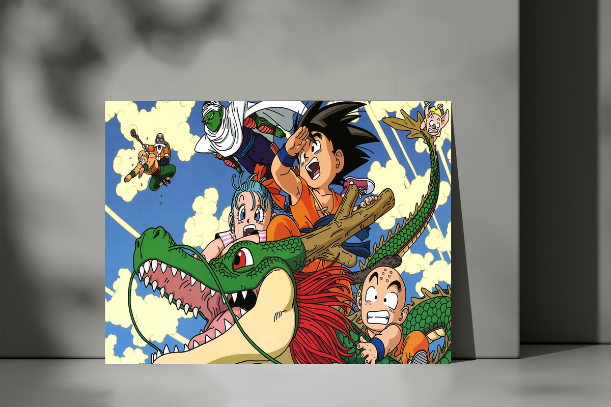 Cuadro Dragon Ball Z Krillin 134 40x53 Mdf Memoestampados - Imagen 3