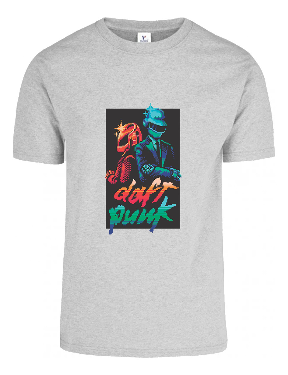 Remera: Daft Punk Pixel Art Memoestampados - Imagen 29