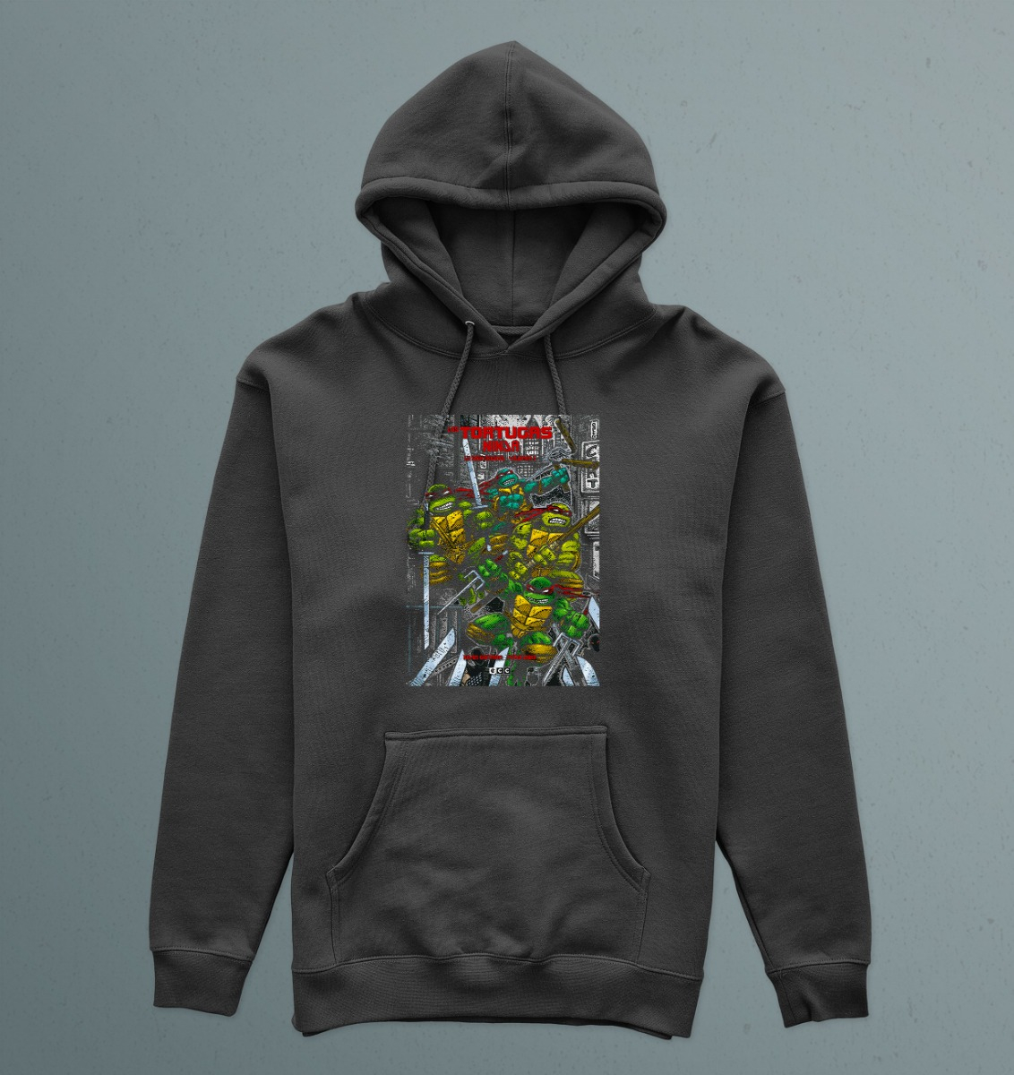 Canguro Tortugas Ninjas Clásico Memoestampados - Imagen 4
