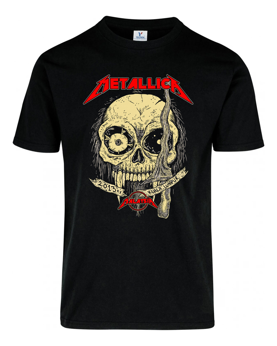 Remera: Metallica Malaysia 2013 Memoestampados - Imagen 2