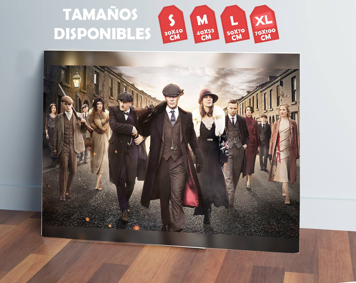 Cuadro Peaky Blinders 543 40x53 Mdf Memoestampados - Imagen 2