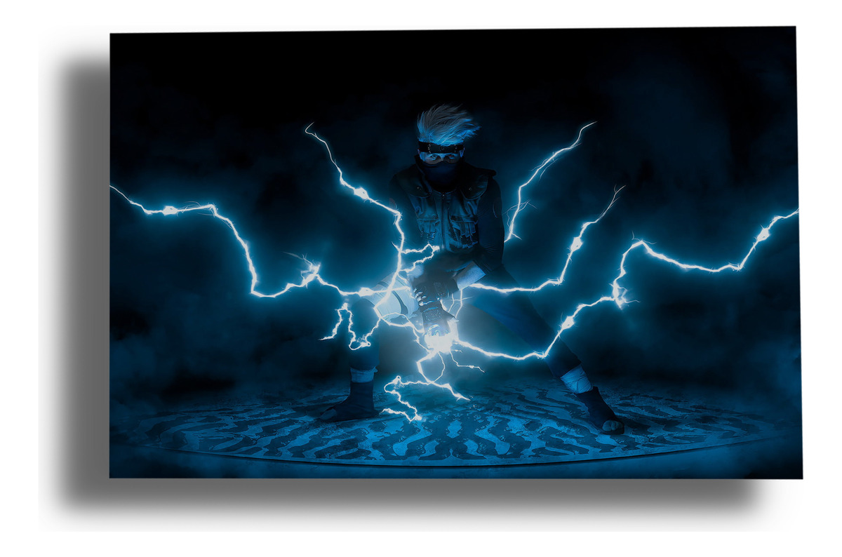 Cuadro Naruto Hatake Kakashi 17 70x100 Mdf Memoestampados