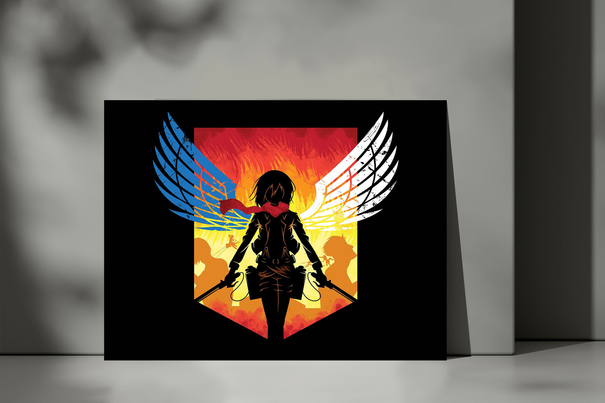 Cuadro Shingeki No Kyojin 494 30x40 Mdf Memoestampados - Imagen 3
