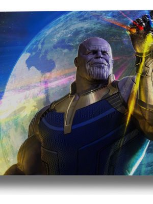 Cuadro Thanos Avenger 376 50x70 Lienzo Memoestampados