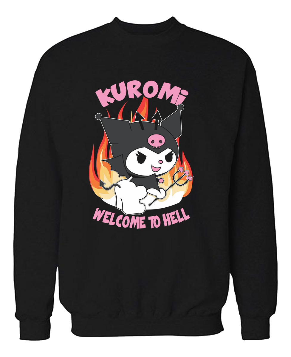 Buzo Kuromi Welcome To Hell Memoestampados - Imagen 4
