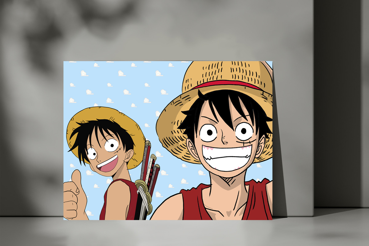 Cuadro 243 One Piece 70x100 Mdf Memoestampados - Imagen 3