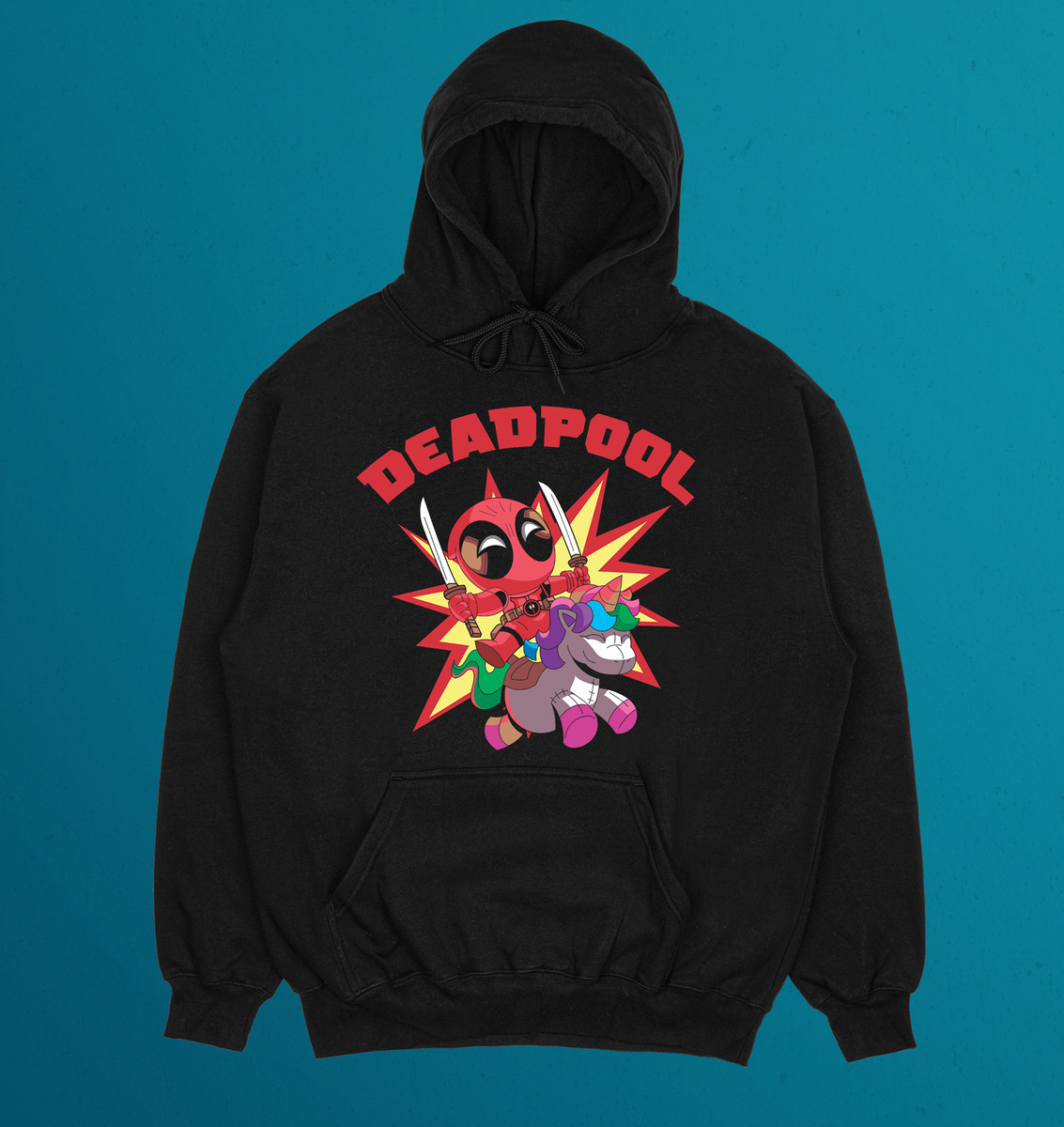 Canguro Deadpool Unicornio Memoestampados - Imagen 2