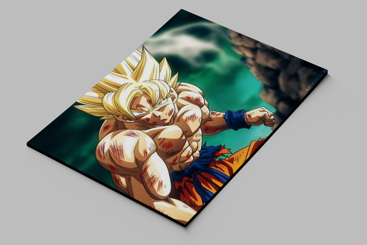 Cuadro Dragon Ball Z Goku 523 50x70 Lienzo Memoestampados - Imagen 2