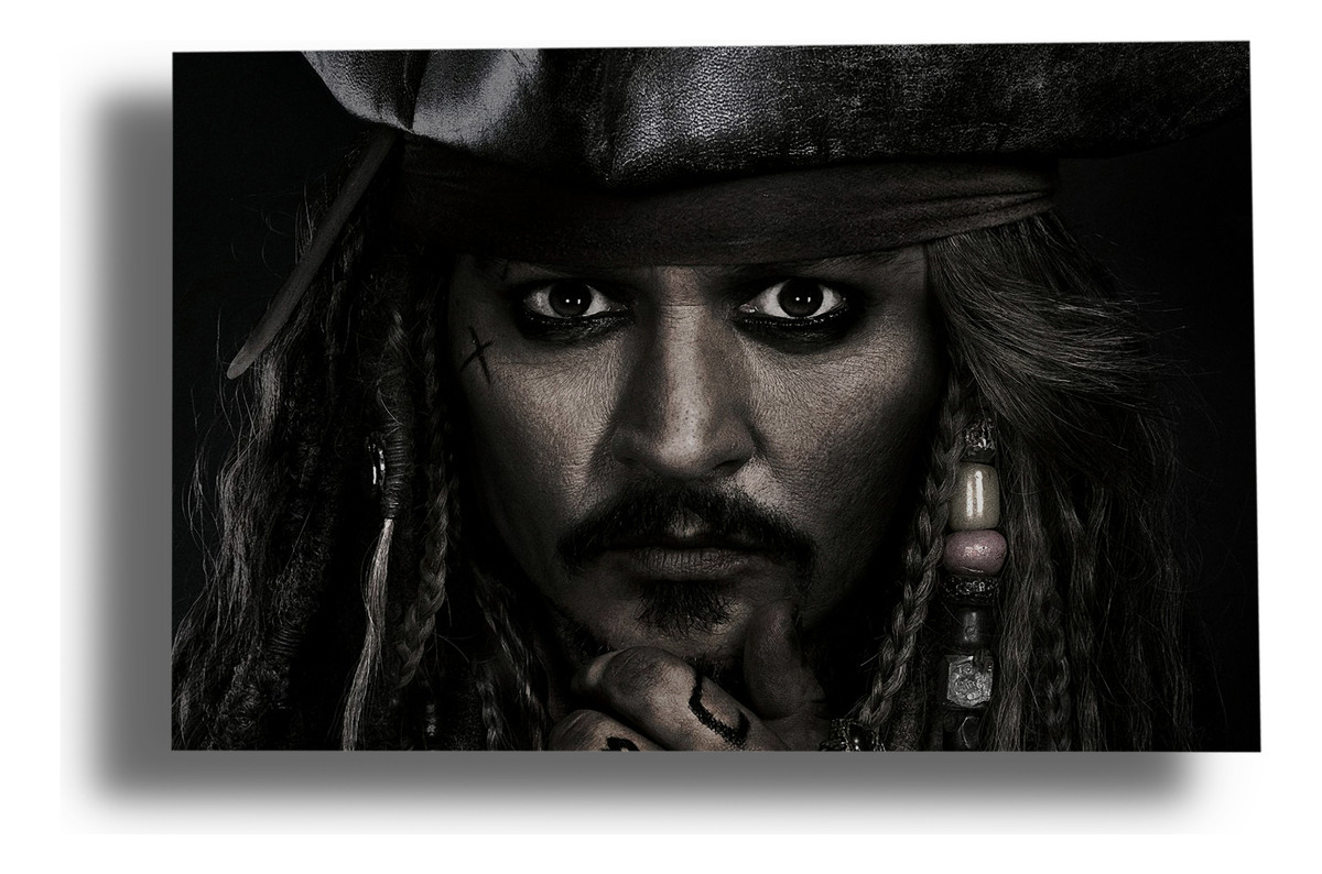 Cuadro Piratas Del Caribe 380 70x100 Mdf Memoestampados