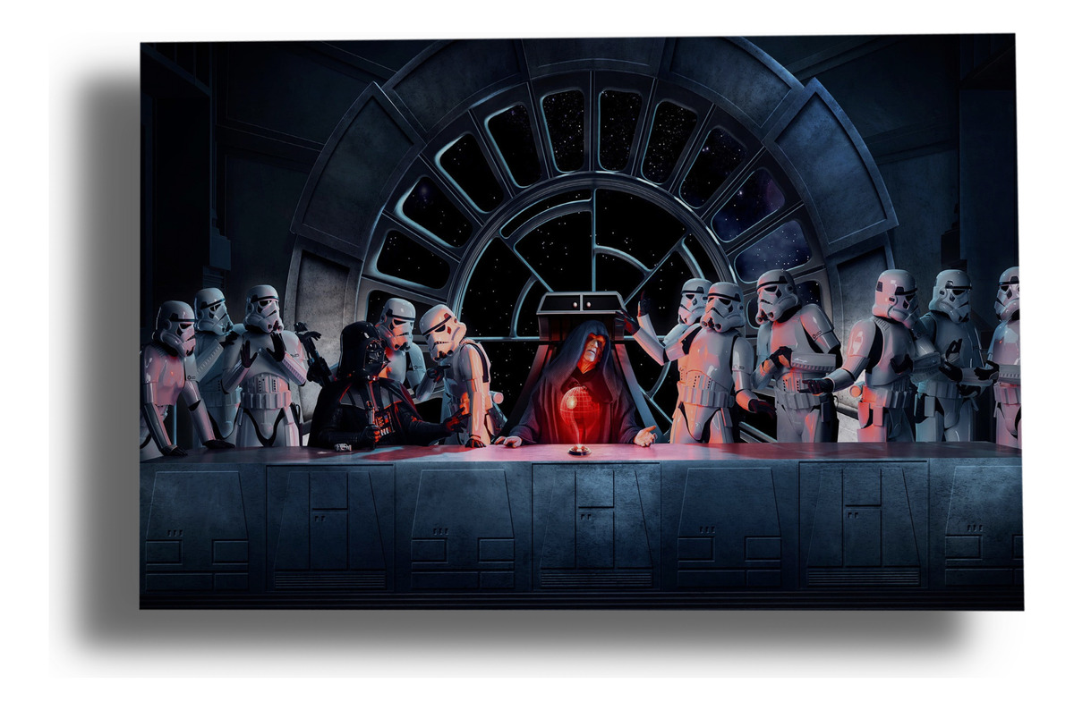 Cuadro 284 Star Wars 70x100 Mdf Memoestampados