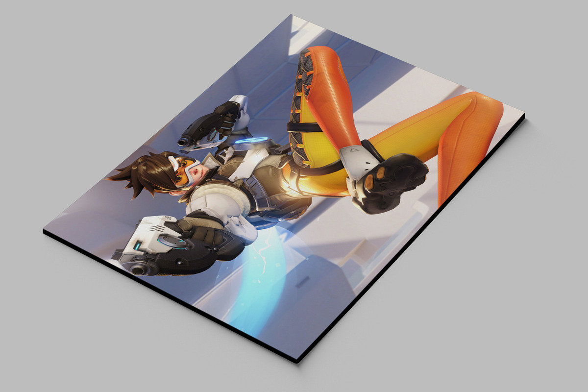 Cuadro Tracer (overwatch) 618 40x30 Mdf Memoestampados - Imagen 2