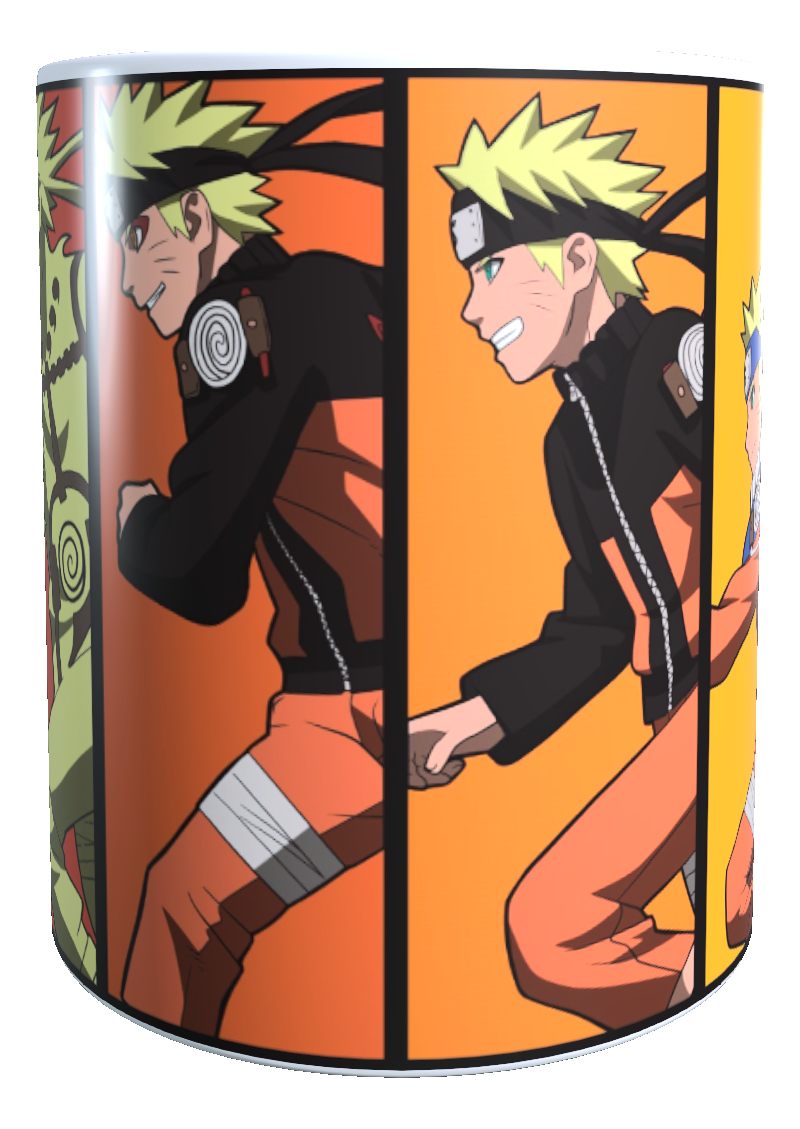 Taza Personalizada Diseño Naruto Evolución T487 - Imagen 2
