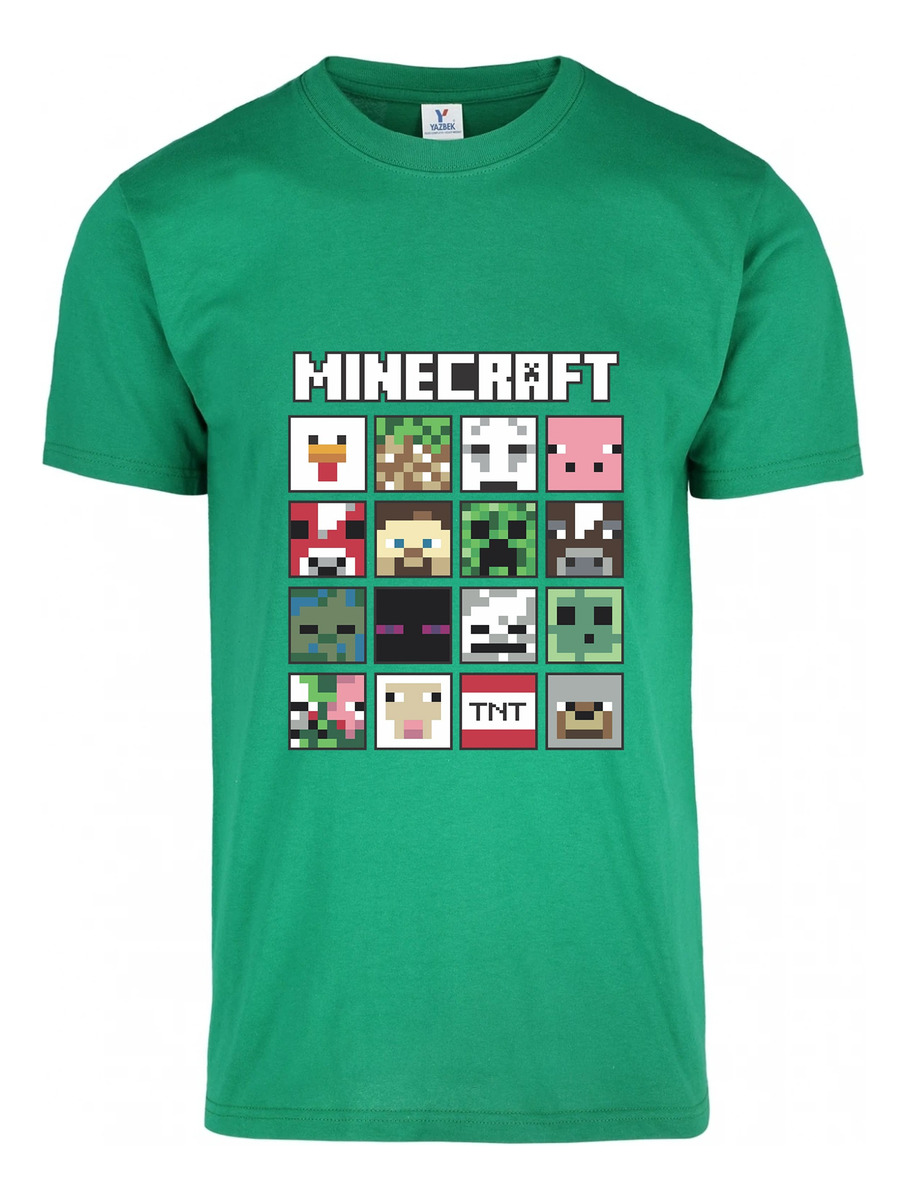 Remera: Minecraft Faces Memoestampados - Imagen 14