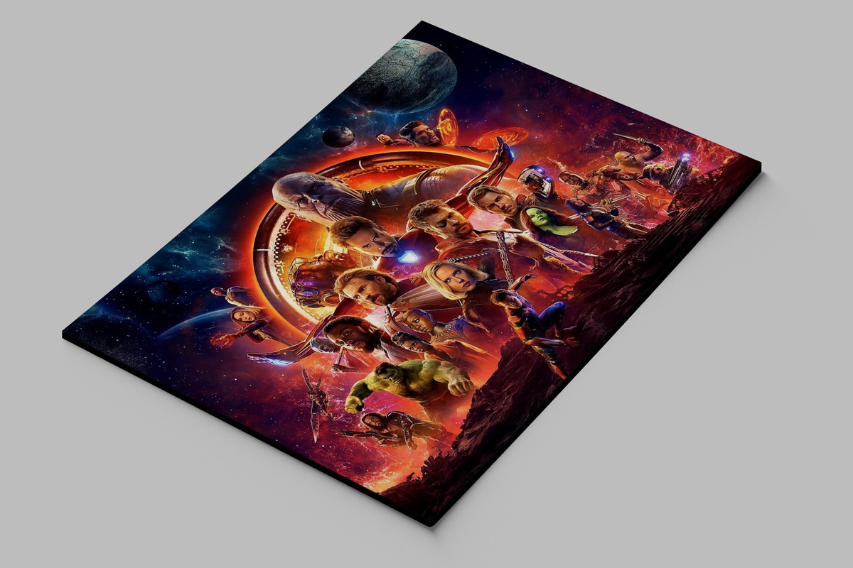Cuadro 213 Marvel Avengers 30x40 Mdf Memoestampados - Imagen 2