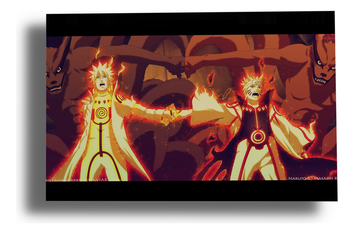 Cuadro Naruto Shippuden 38 30x40 Mdf Memoestampados