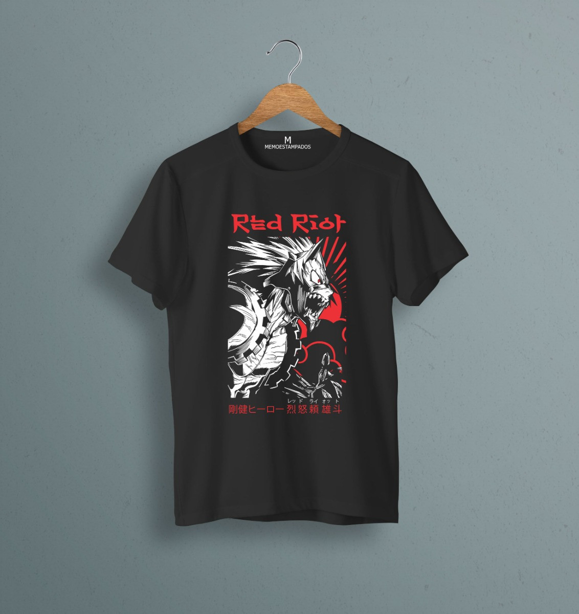 Remera: Red Riot Anime Memoestampados - Imagen 5