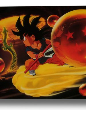 Cuadro Dragon Ball Goku 361 50x70 Mdf Memoestampados
