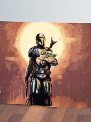 Cuadro 293 Star Wars 7 30x40 Mdf Memoestampados