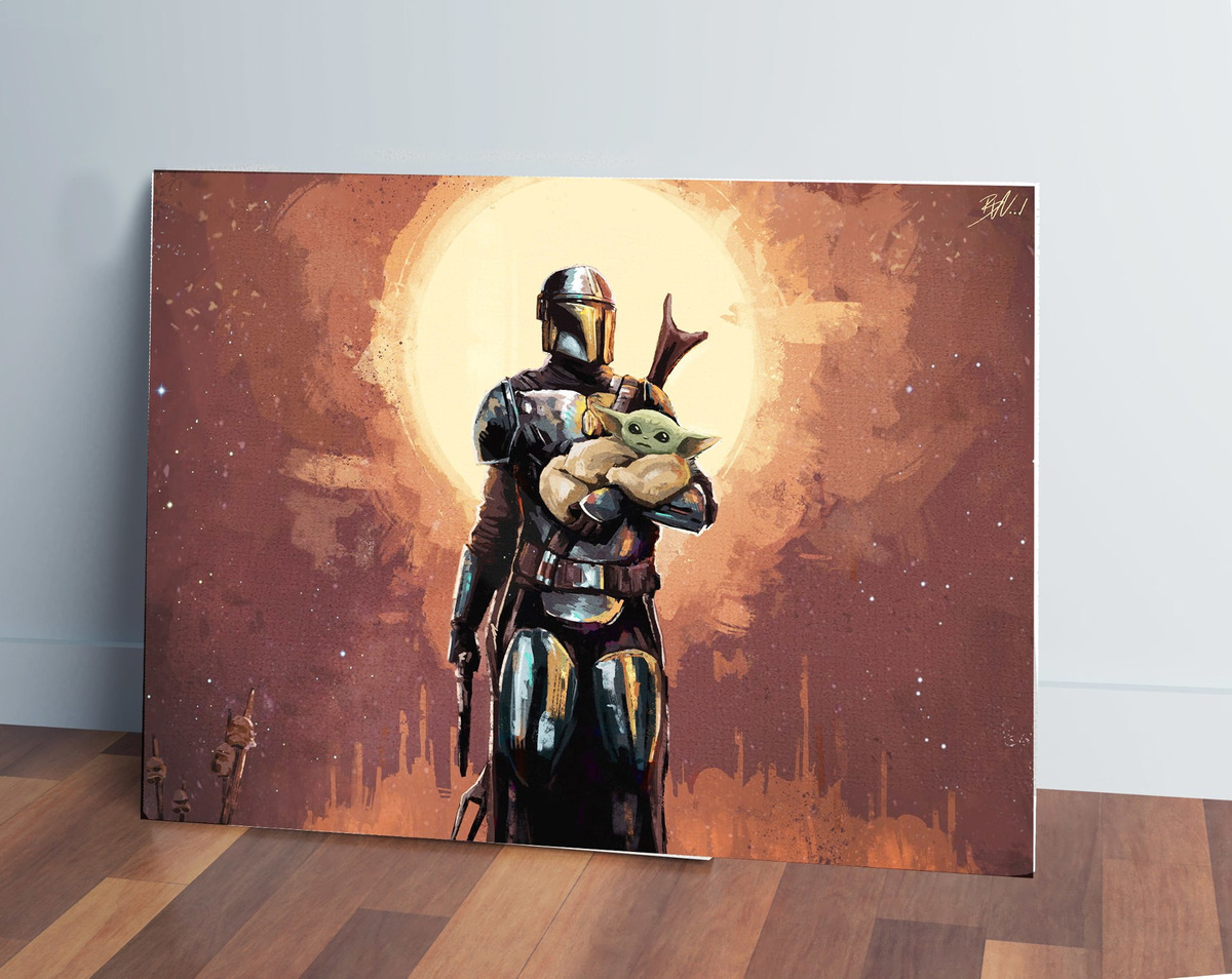 Cuadro 293 Star Wars 7 30x40 Mdf Memoestampados