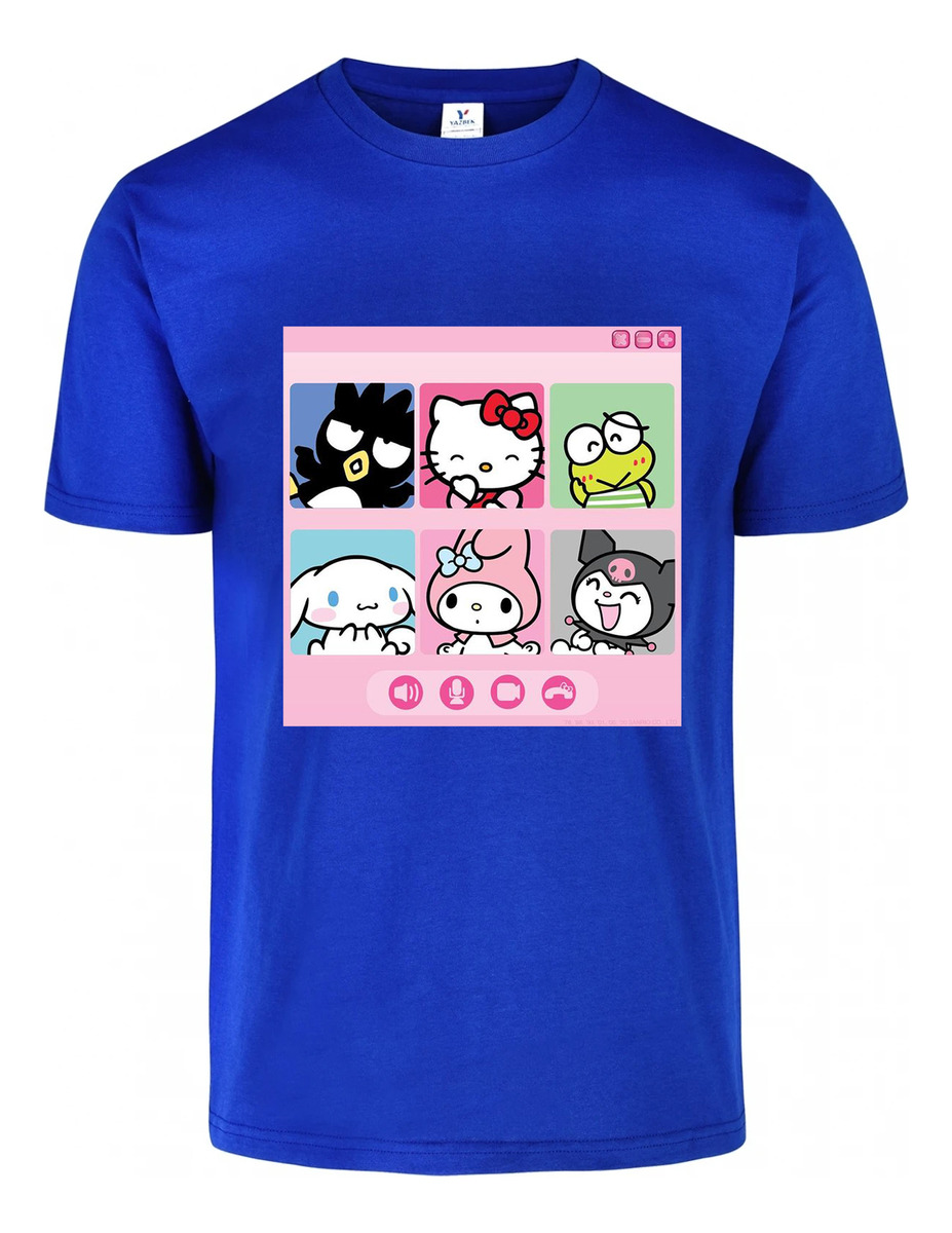 Remera: Hello Kitty Y Sus Amigos Memoestampados - Imagen 5