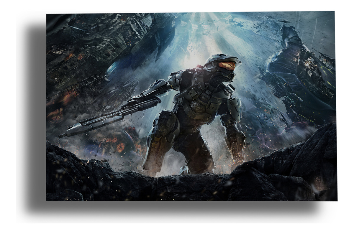 Cuadro Halo 374 50x70 Mdf Memoestampados