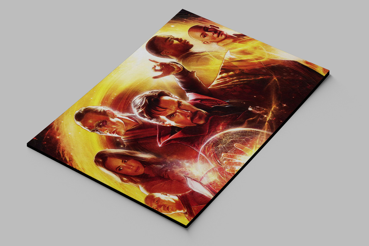 Cuadro Doctor Strange Marvel 116 70x100 Mdf Memoestampados - Imagen 2