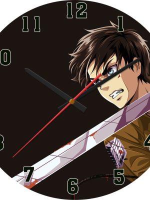 Reloj Mdf 3mm 40 Cm Diametro Ataque De Titanes Attack 15