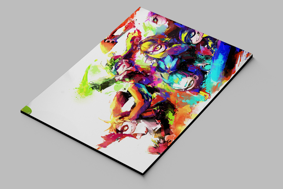 Cuadro Gun Inkling Squid 373 50x70 Lienzo Memoestampados - Imagen 2
