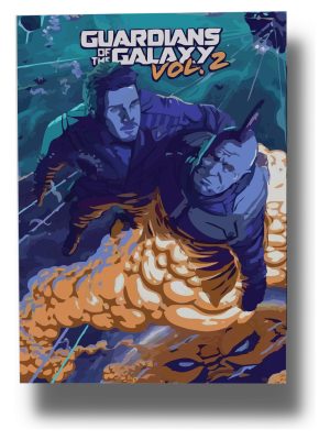 Cuadro Guardianes Galaxia 509 40x53 Mdf Memoestampados