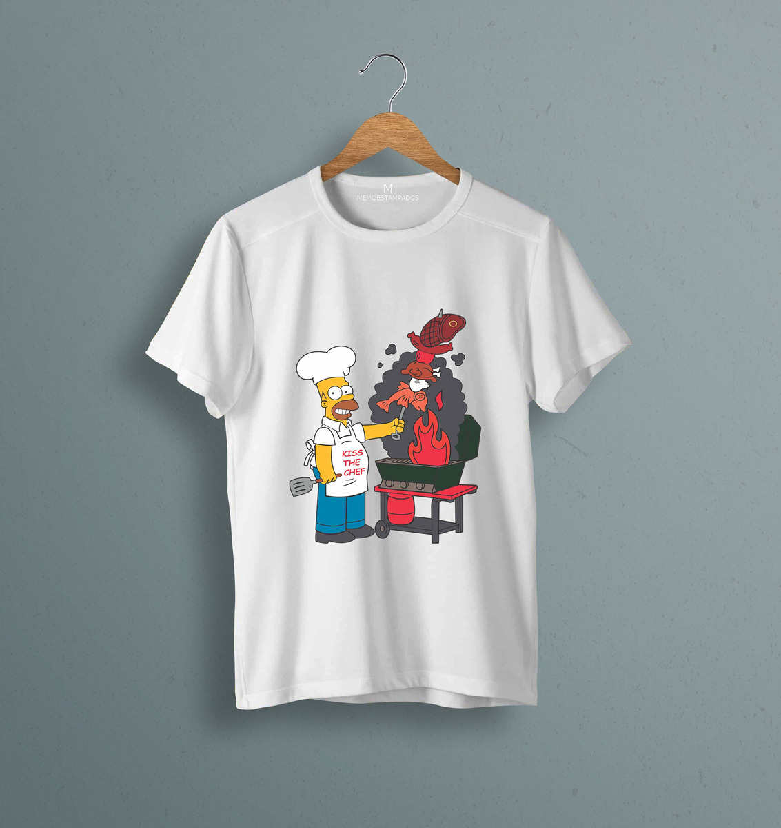 Remera: Kiss The Chef Homero Memoestampados - Imagen 27