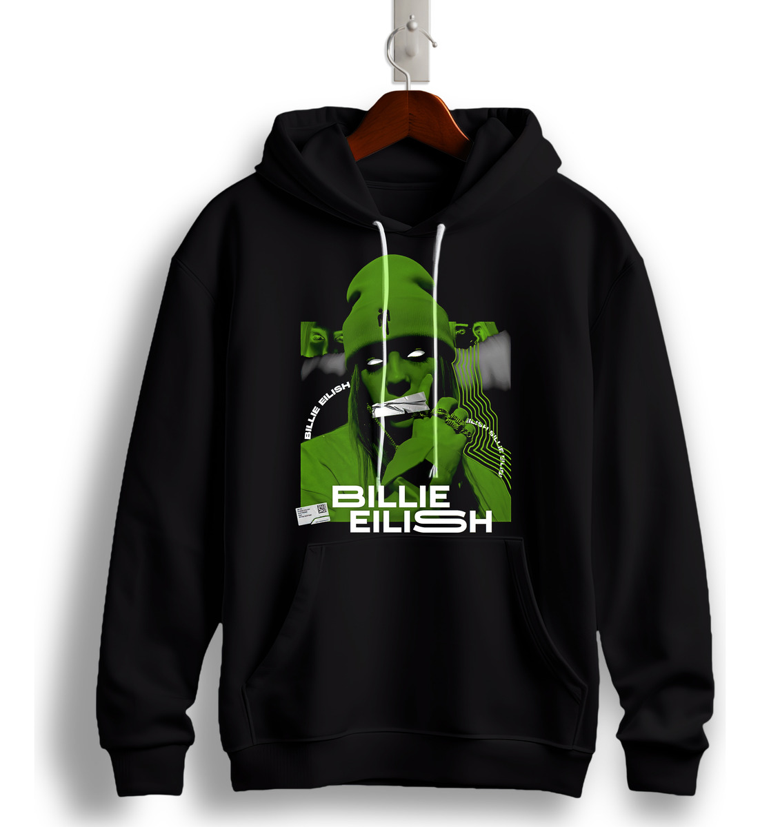 Canguro Billie Eilish 01 Memoestampados - Imagen 3