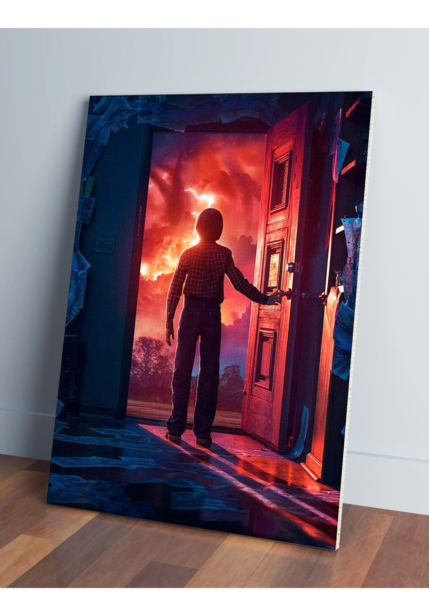 Cuadro Stranger Things 529 30x40 Mdf Memoestampados