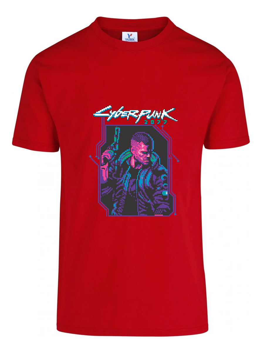 Remera: Cyberpunk 2077 Pixel Art Memoestampados - Imagen 12