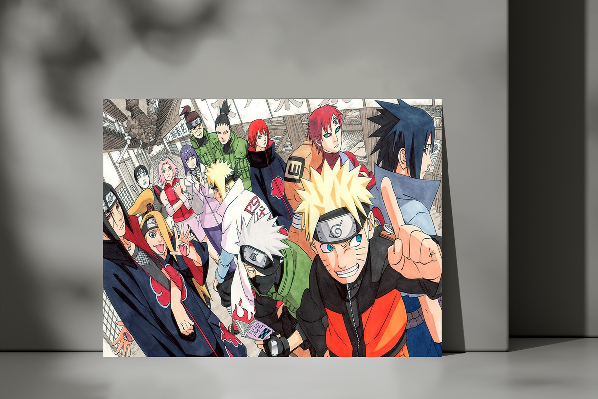 Cuadro Naruto, Shippuuden, Uzuma 02 40x53 Mdf Memoestampados - Imagen 3