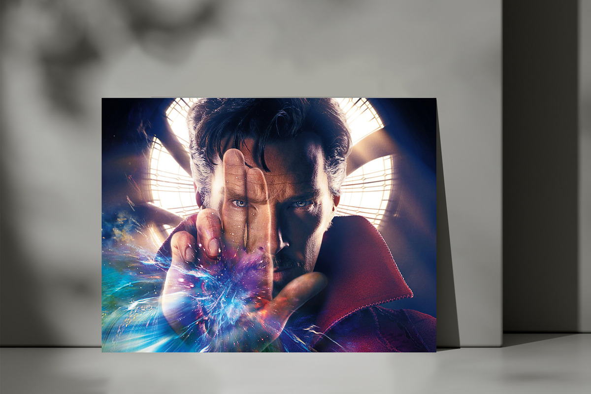 Cuadro Doctor Strange 92 50x70 Mdf Memoestampados - Imagen 3