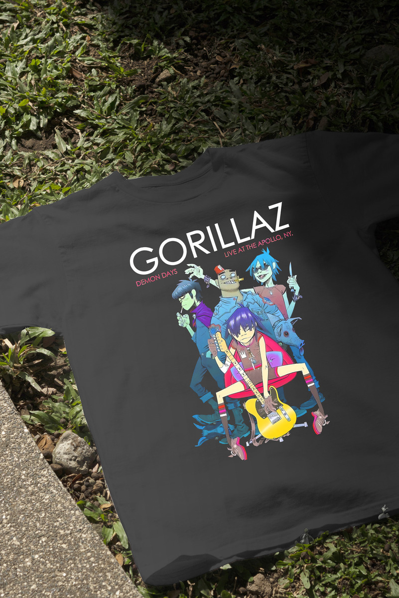 Remera: Gorillaz 2 Memoestampados - Imagen 4
