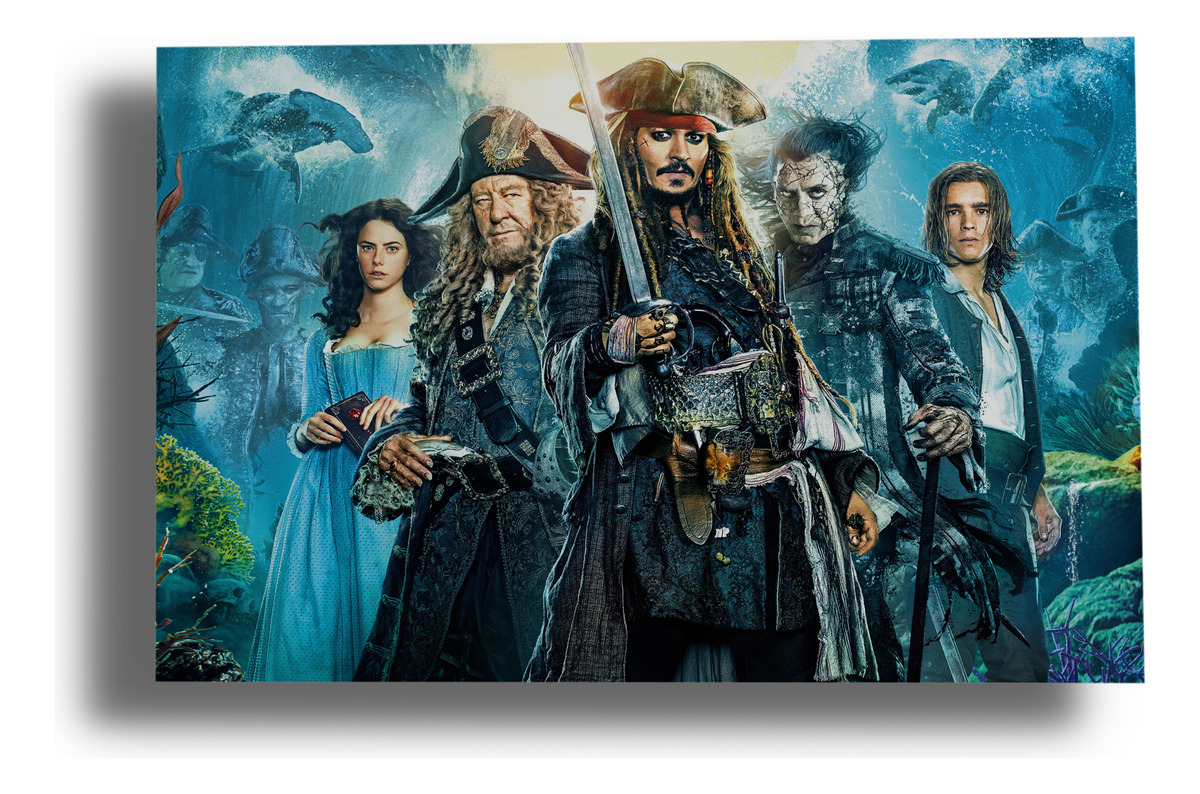 Cuadro Piratas Del Caribe 403 70x100 Mdf Memoestampados