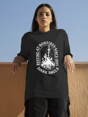 Remera: Dark Souls Bonfire Memoestampados