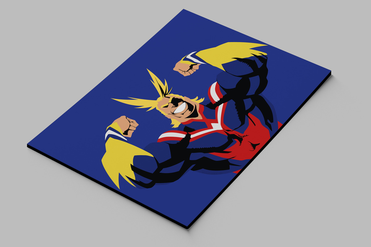 Cuadro 317 Hero Academia 70x100 Mdf Memoestampados - Imagen 2