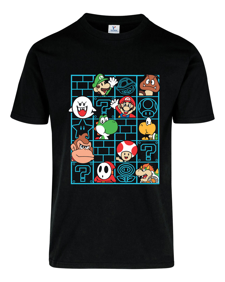 Remera: Mario Bros Friends Memoestampados - Imagen 2