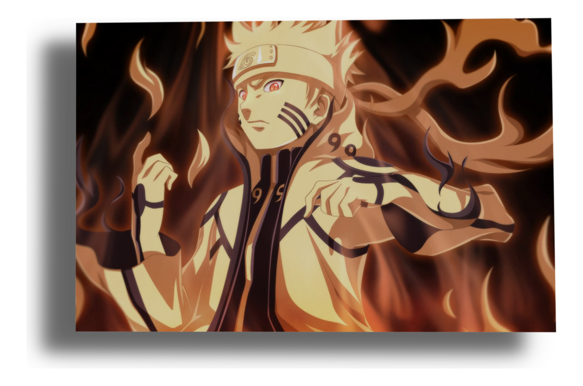 Cuadro Naruto 474 50x70 Mdf Memoestampados