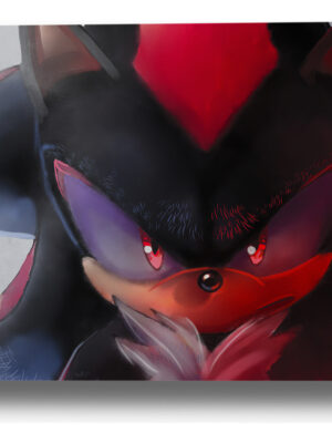 Cuadro Shadow The Hedgehog 177 50x70 Mdf Memoestampados