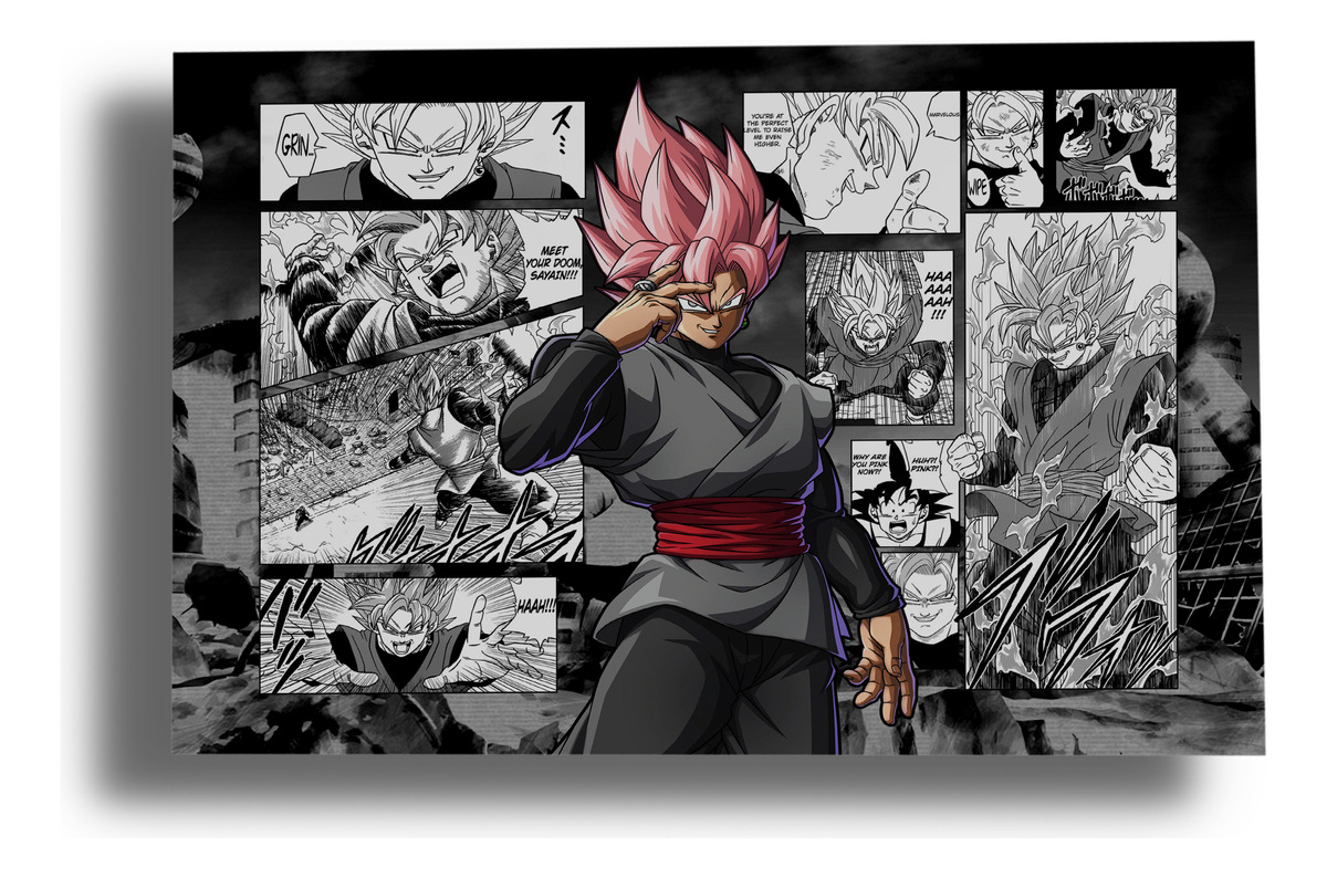 Cuadro Dragon Ball Super 130 70x100 Mdf Memoestampados